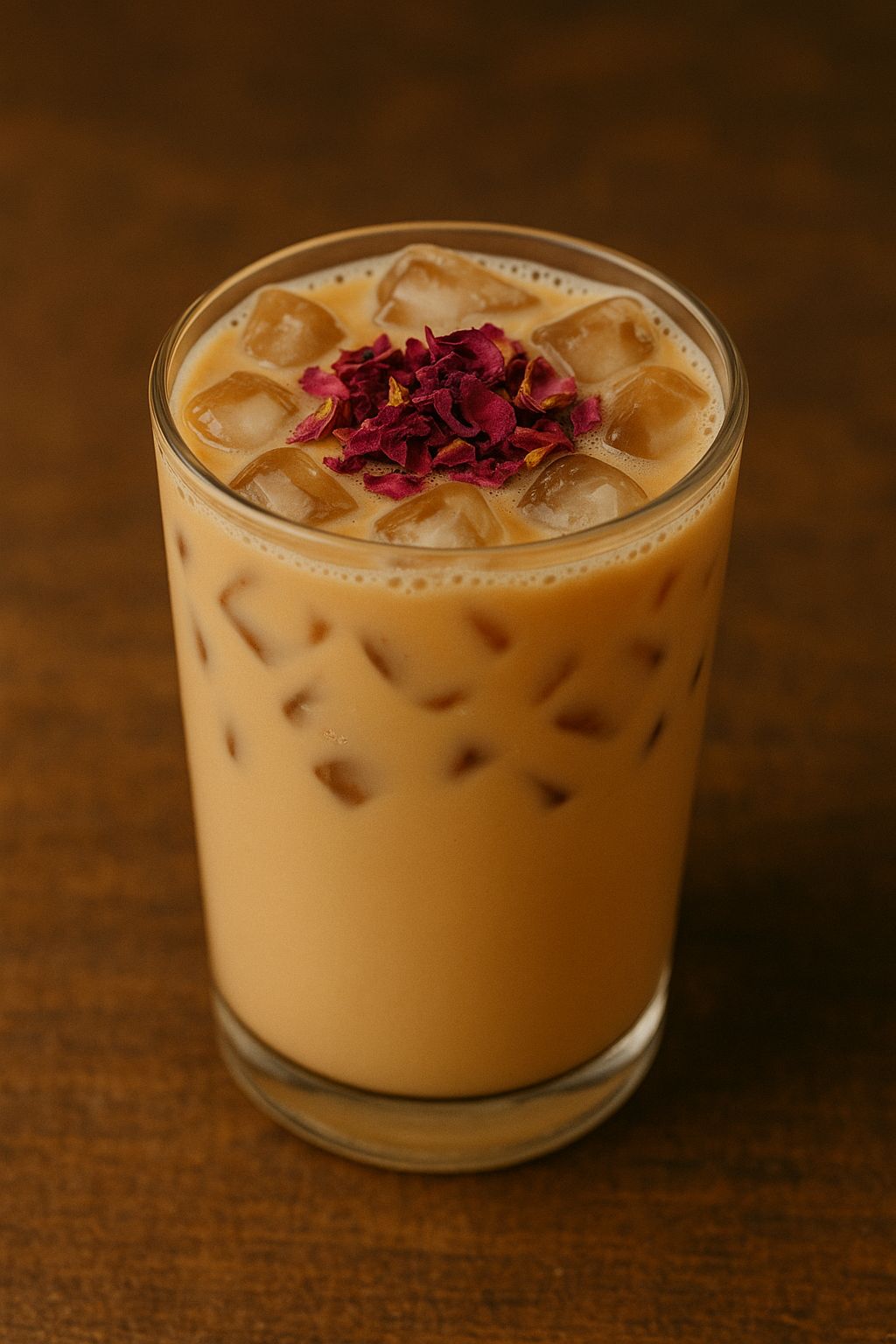 Iced Rose Latte (Glass)